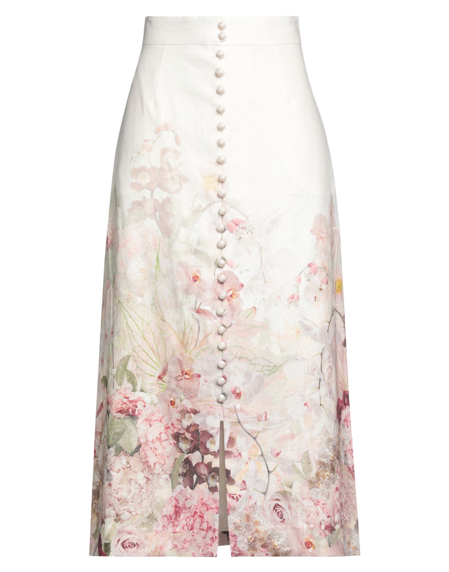 Zimmermann Long Skirts In Ivory ModeSens