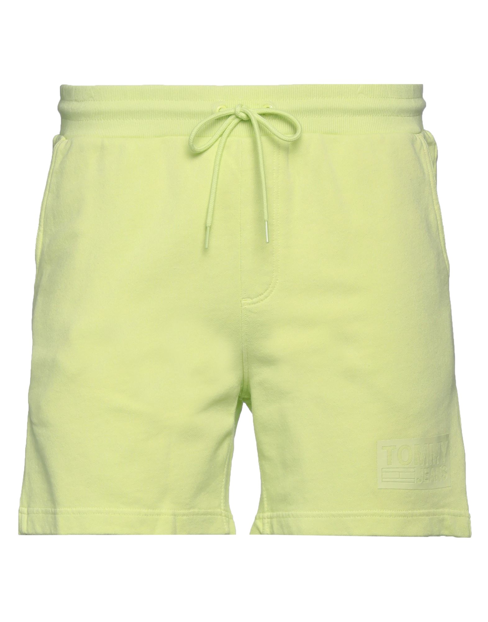 Tommy Jeans Man Shorts & Bermuda Shorts Light Green Size S Cotton