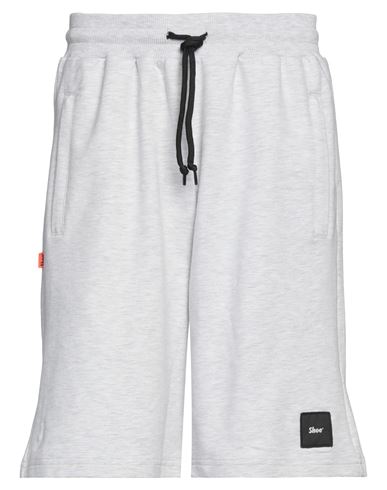 Shoe® Shoe Man Shorts & Bermuda Shorts Light Grey Size M Cotton, Elastane