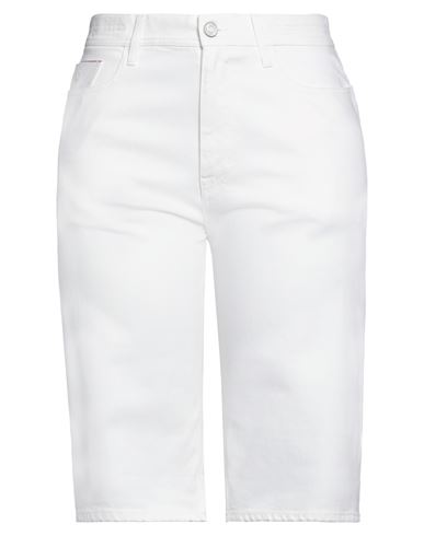 Jacob Cohёn Woman Shorts & Bermuda Shorts White Size 31 Cotton, Elastane