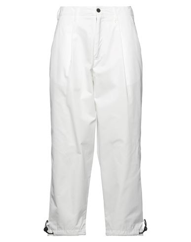 Shop Emporio Armani Man Pants White Size 36 Cotton