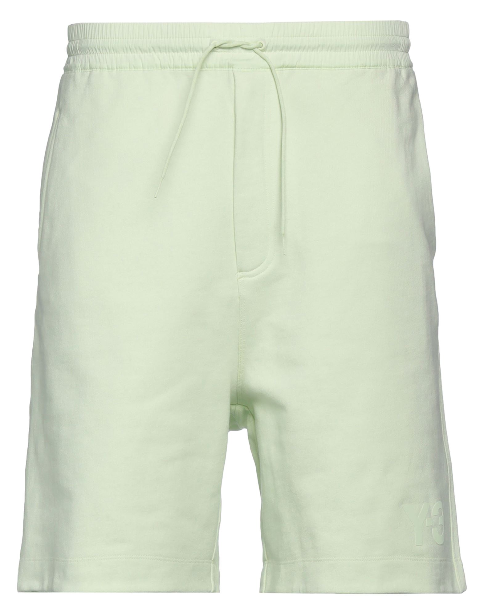 Y-3 Man Shorts & Bermuda Shorts Light Green Size Xl Cotton, Polyamide, Elastane