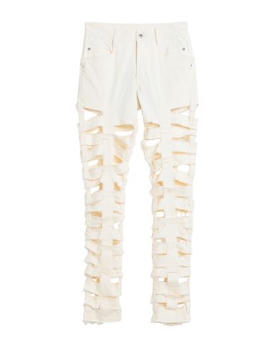 Rick Owens Drkshdw Drkshdw By Rick Owens Woman Denim Pants Ivory