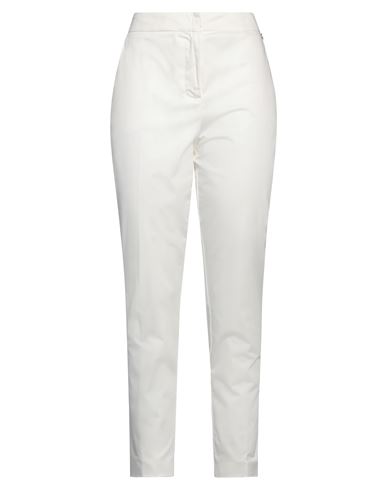 Liu •jo Woman Pants White Size 8 Cotton, Elastane