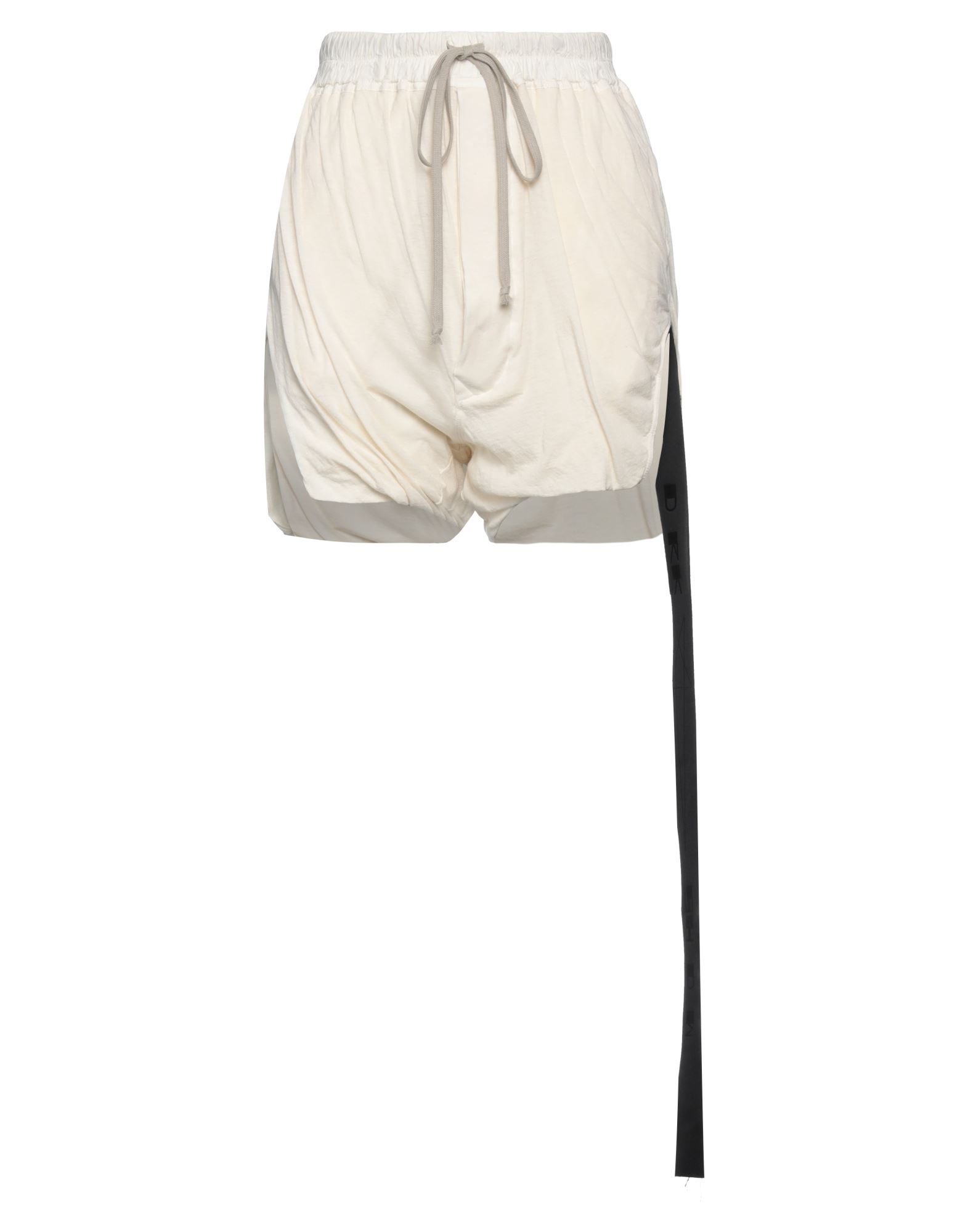 Rick Owens Drkshdw Drawstring Fitted Shorts In White