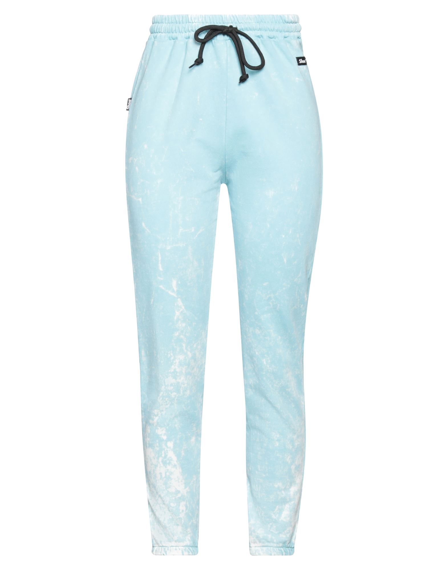 Shoe® Shoe Woman Pants Turquoise Size S Cotton In Blue