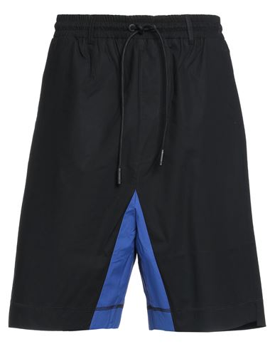 Marcelo Burlon County Of Milan Marcelo Burlon Man Shorts & Bermuda Shorts Black Size L Cotton, Polyurethane