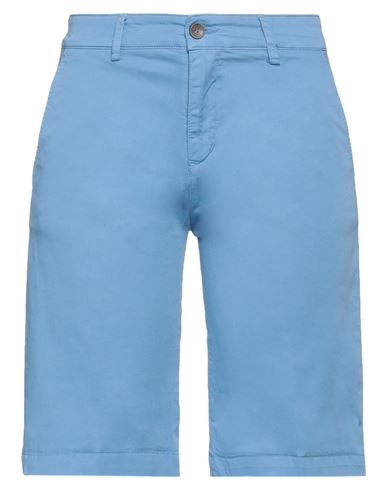 40weft Woman Shorts & Bermuda Shorts Azure Size 4 Cotton, Elastane In Blue