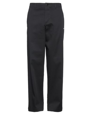 Nike Man Pants Black Size 34 Cotton, Elastane