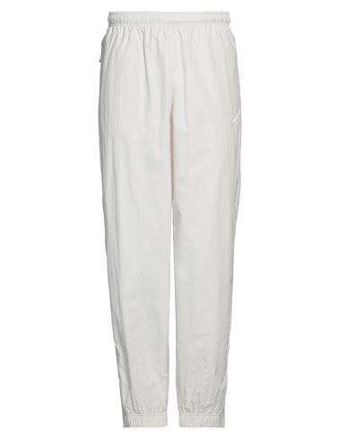 Nike Man Pants Off White Size L Nylon