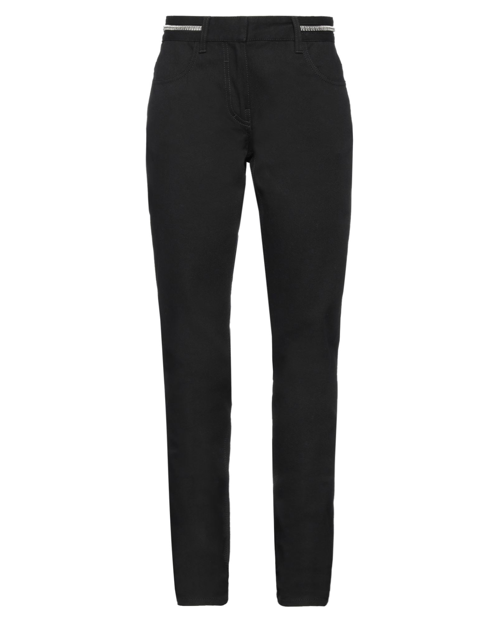 Givenchy 4g Zip Detail Slim Fit Jeans In Black