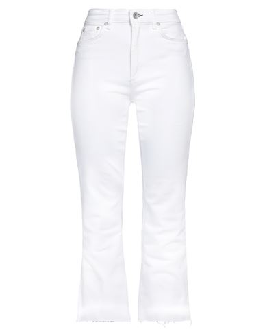 Rag & Bone Woman Jeans White Size 28 Cotton, Polyester, Lyocell