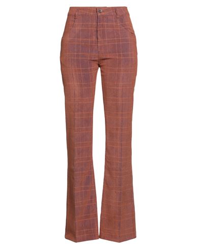 Mcq By Alexander Mcqueen Mcq Alexander Mcqueen Woman Pants Rust Size 2 Polyester, Viscose, Elastane In Red