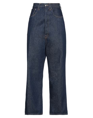 People (+)  Woman Denim Pants Blue Size 27 Cotton
