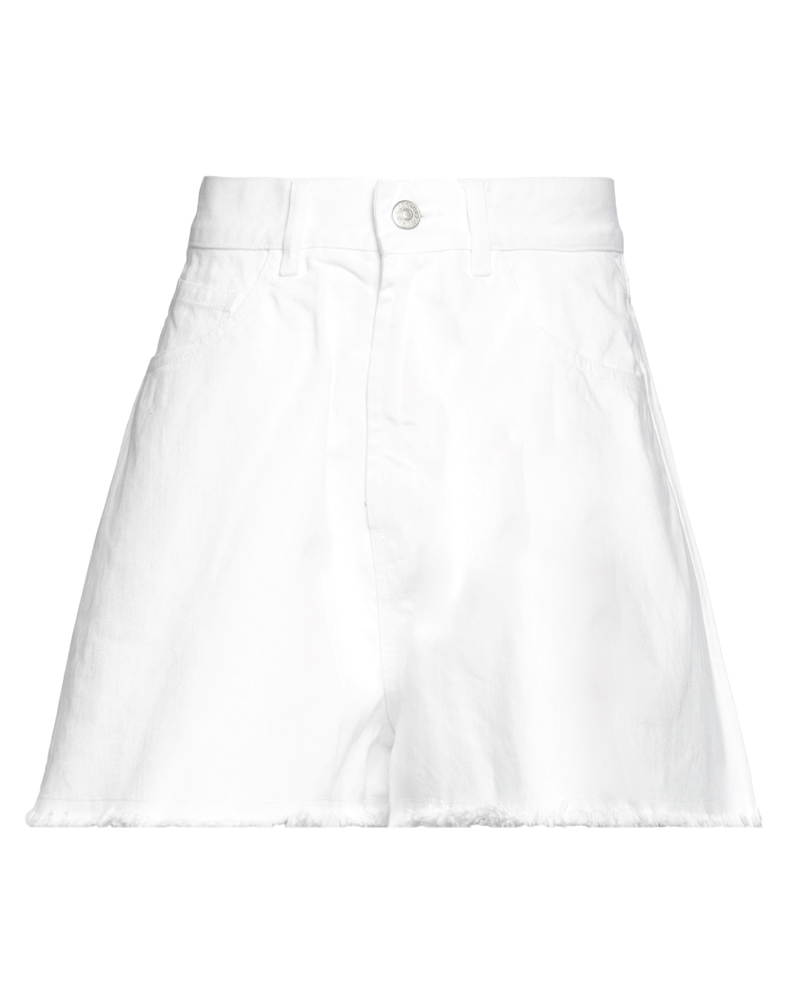 Forte Dei Marmi Couture Denim Shorts In White