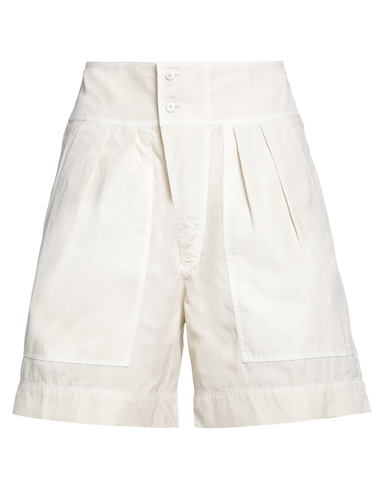Tessa . Woman Shorts & Bermuda Shorts Cream Size 4 Cotton In White