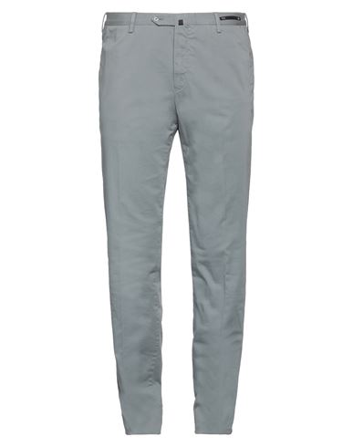 Pt Torino Man Pants Grey Size 40 Cotton, Elastane