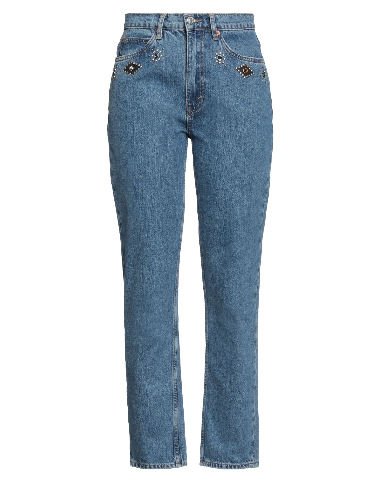 Re/done Woman Jeans Blue Size 27 Cotton