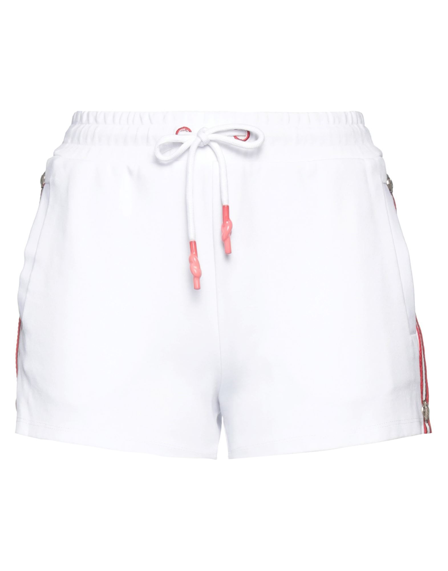 !m?erfect Woman Shorts & Bermuda Shorts White Size L Viscose, Polyurethane, Elastane