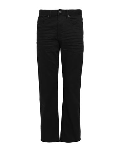 Man Pants Black Size L Organic cotton, Polyester