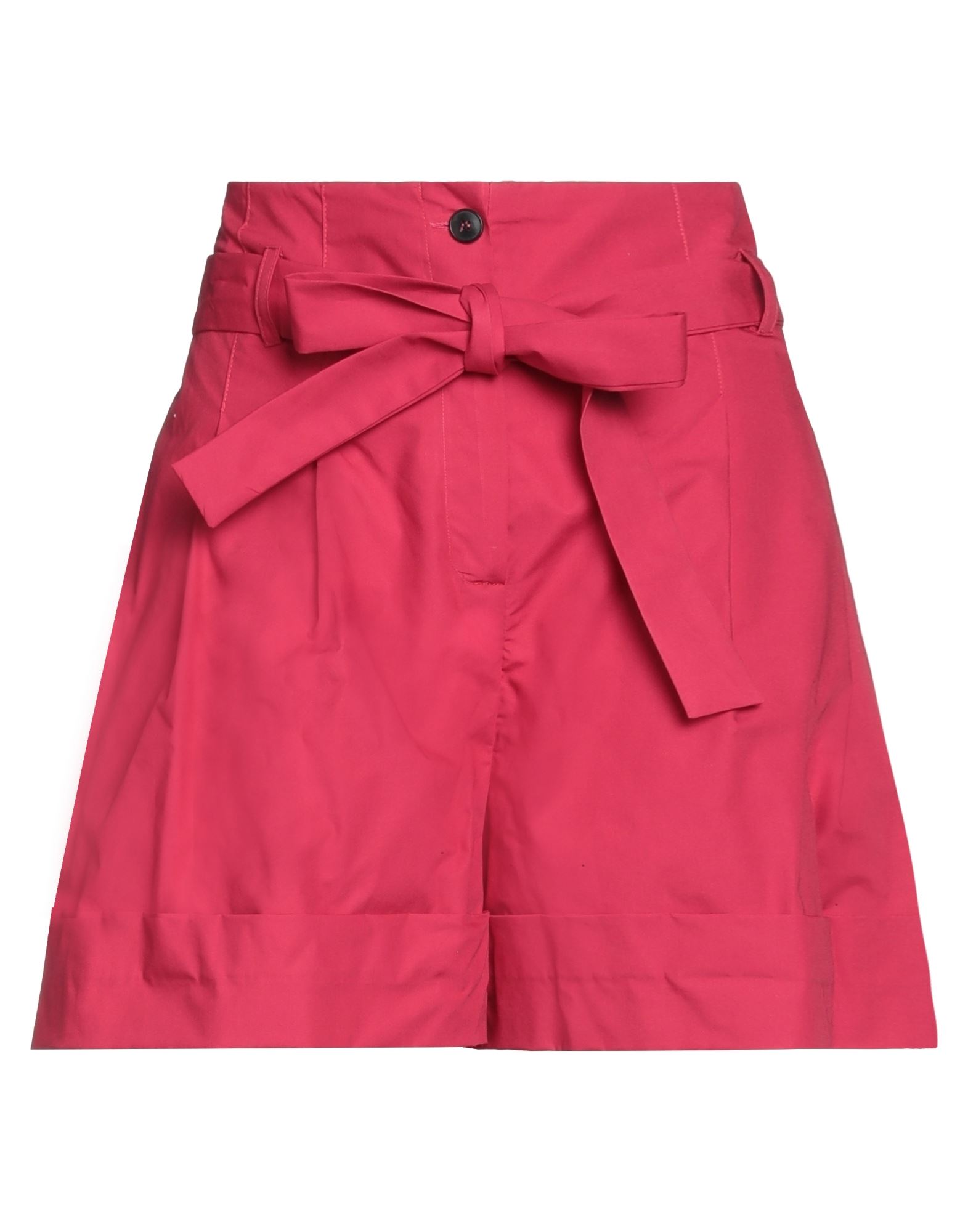 Suoli Woman Shorts & Bermuda Shorts Magenta Size 6 Cotton