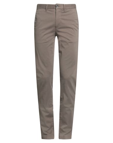 Tommy Hilfiger Th Flex Man Pants Taupe Size 31w-32l Cotton, Elastane In Neutral
