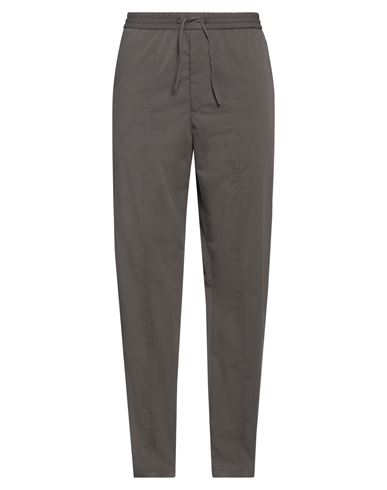 Emporio Armani Man Pants Lead Size 32 Cotton, Polyester In Grey