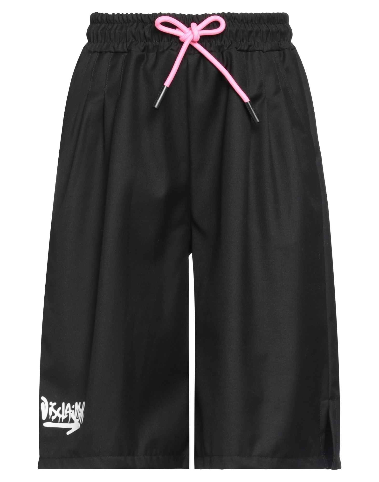 Disclaimer Woman Shorts & Bermuda Shorts Black Size M Polyester, Viscose