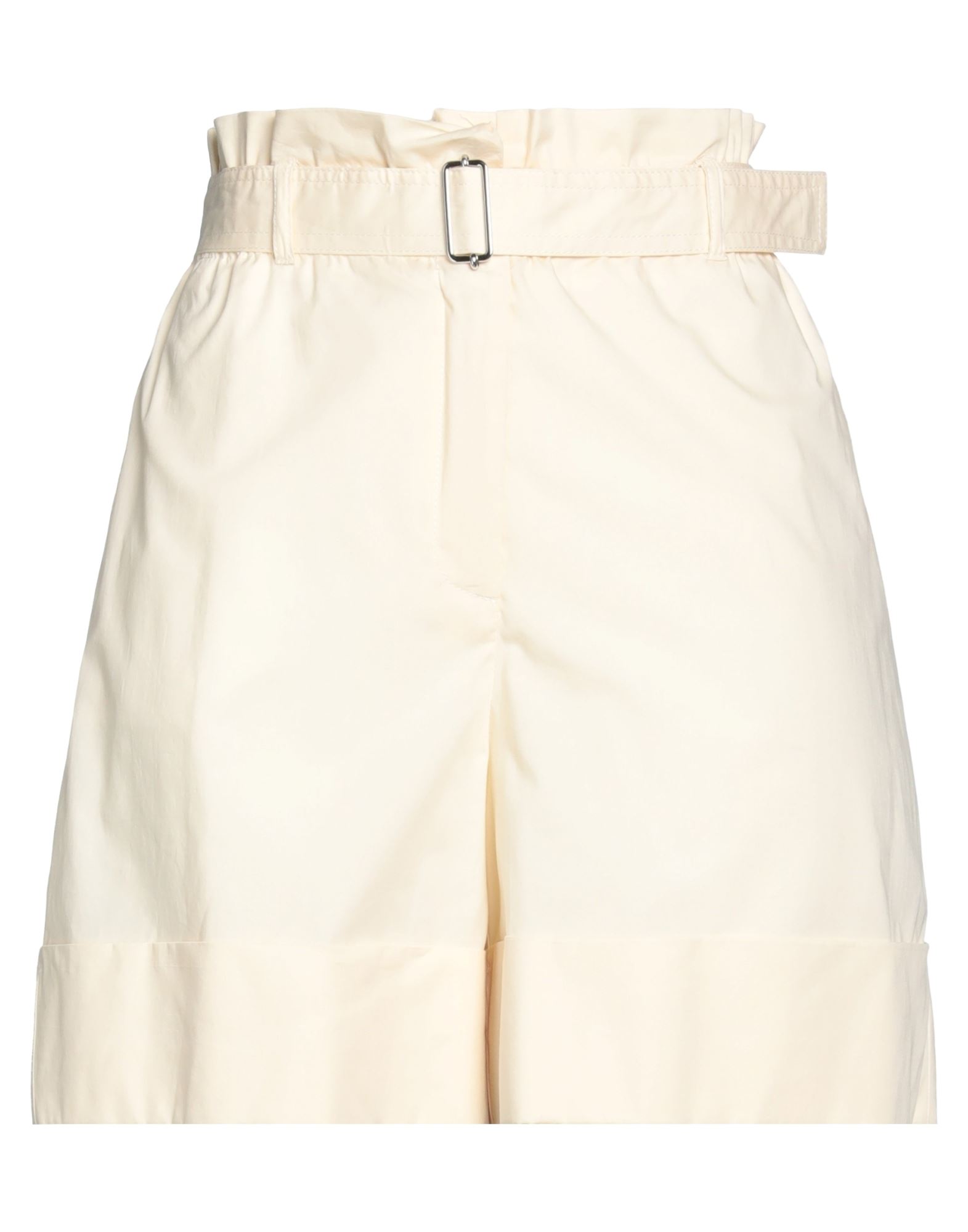 Shop Beatrice B Beatrice .b Woman Shorts & Bermuda Shorts Beige Size 2 Cotton, Elastane