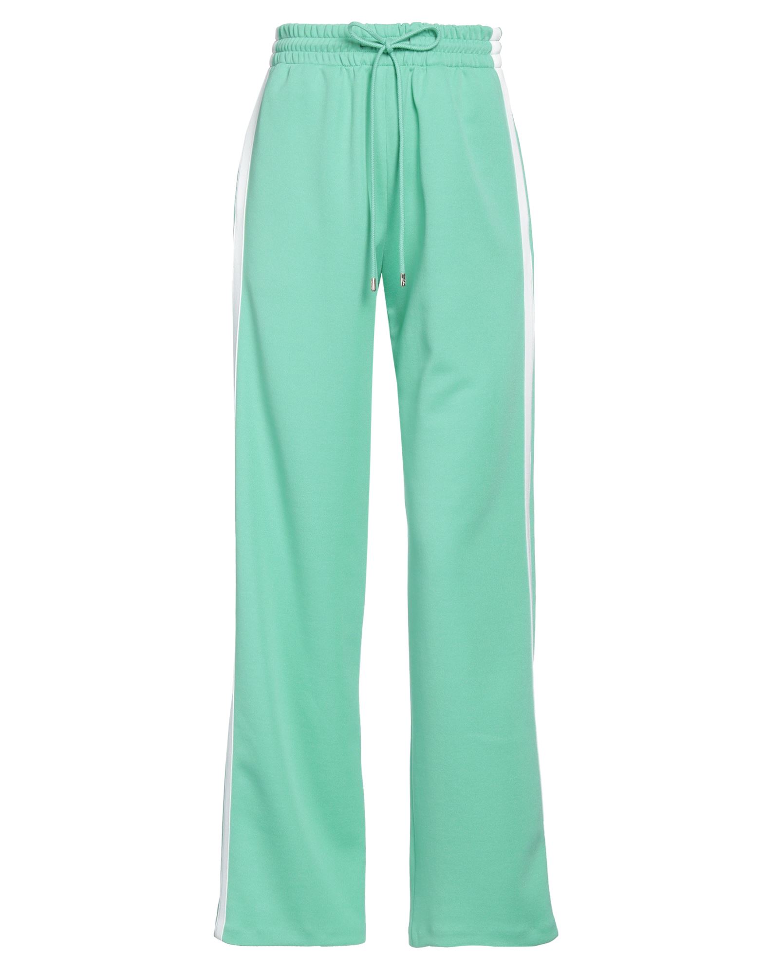 Shop Maje Woman Pants Green Size 4 Polyester, Cotton