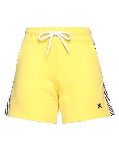 Wolm Woman Shorts & Bermuda Shorts Yellow Size M Cotton