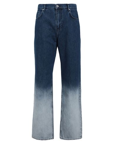 Karl Lagerfeld Jeans Klj Relaxed Ombre Denim Man Denim Pants Blue Size 30 Organic Cotton