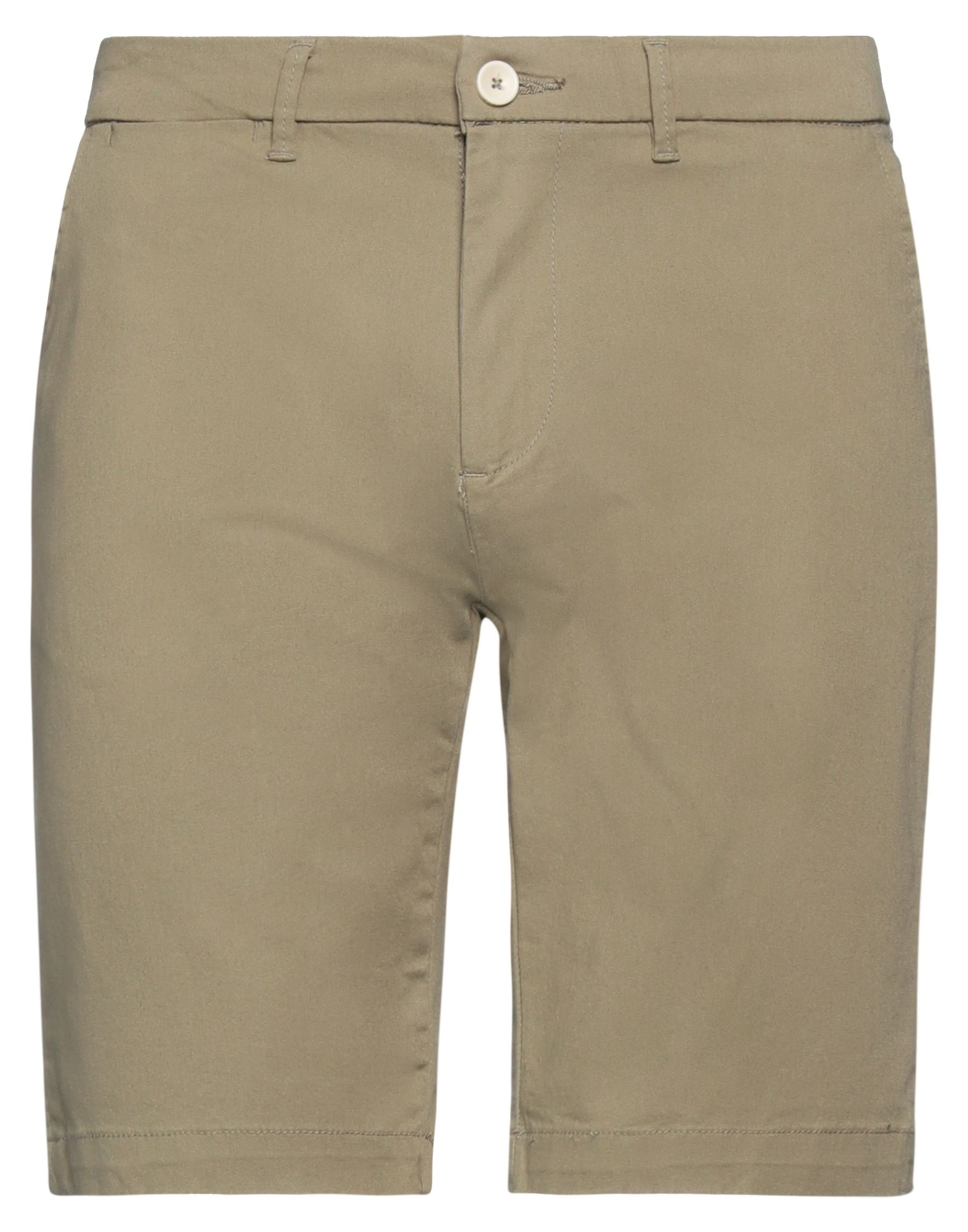 Gazzarrini Man Shorts & Bermuda Shorts Military Green Size 40 Cotton, Elastane