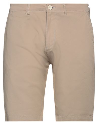 Gazzarrini Man Shorts & Bermuda Shorts Beige Size 38 Cotton, Elastane