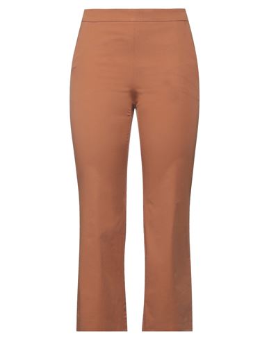 Maliparmi Malìparmi Woman Pants Tan Size 8 Cotton, Elastane In Brown