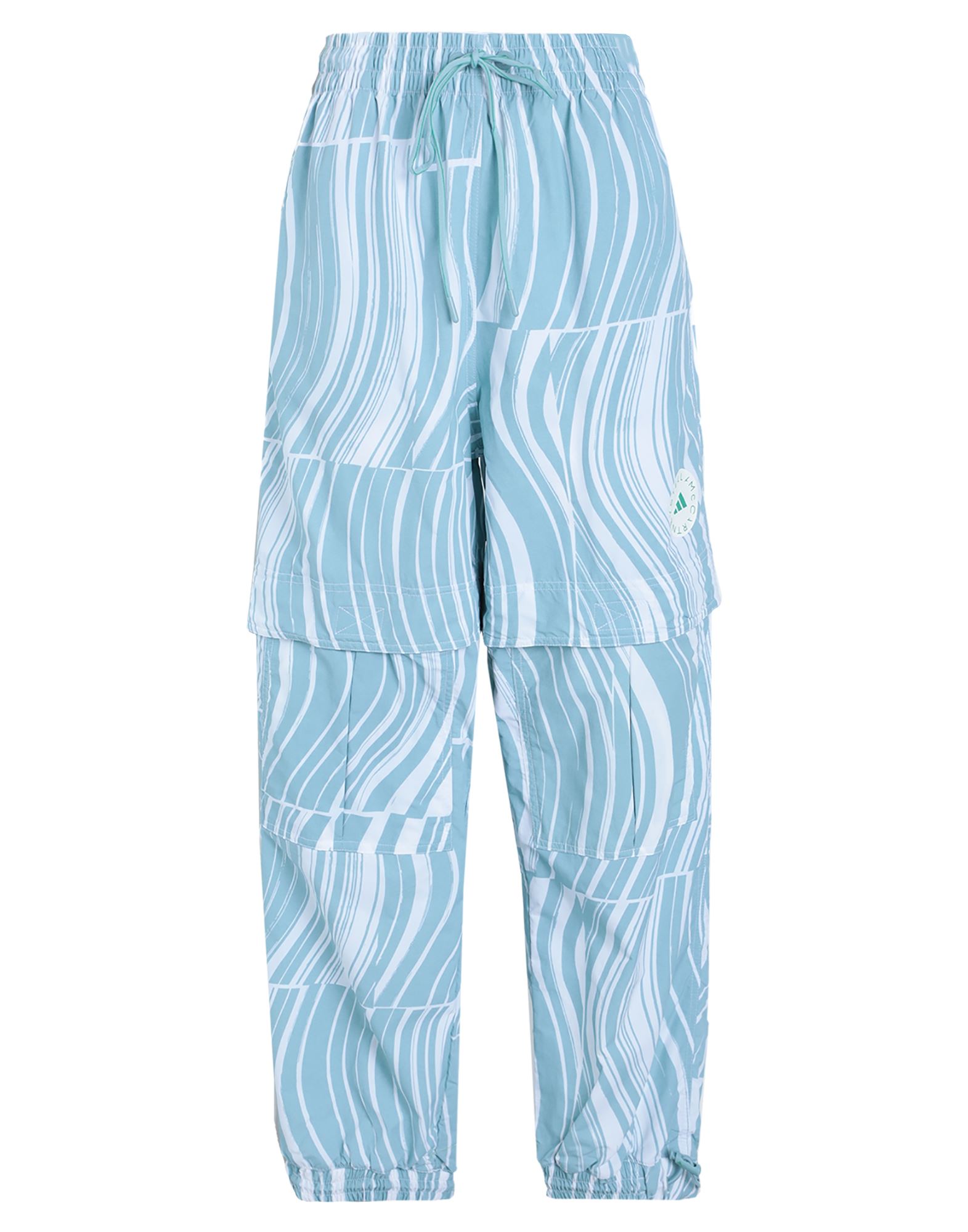 Adidas By Stella Mccartney Truecasuals Woven Trackpant Printed Woman Pant In Blue