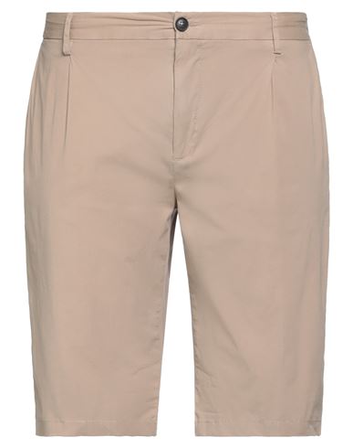 Markup Man Shorts & Bermuda Shorts Beige Size 40 Cotton, Elastane