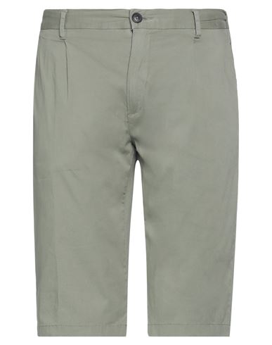 Markup Man Shorts & Bermuda Shorts Military Green Size 28 Cotton, Elastane