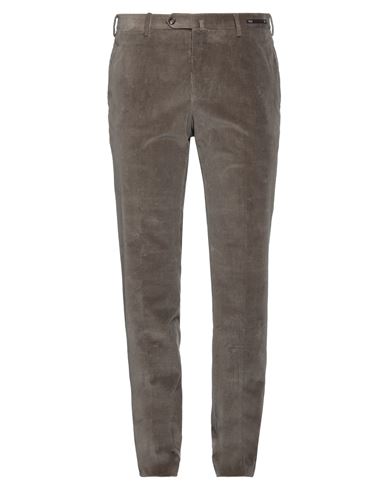 Pt Torino Man Pants Khaki Size 38 Virgin Wool, Elastane In Beige