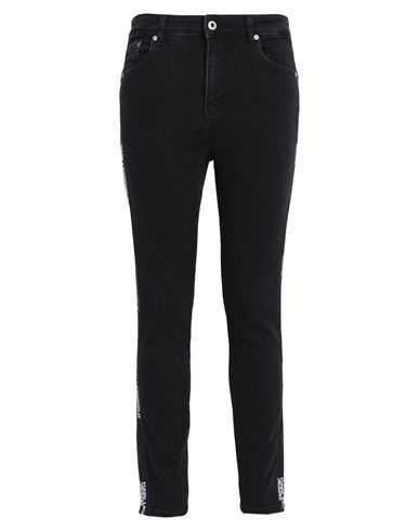 Karl Lagerfeld Jeans Woman Denim Pants Black Size 32w-30l Organic Cotton, Cotton, Polyester, Elastan