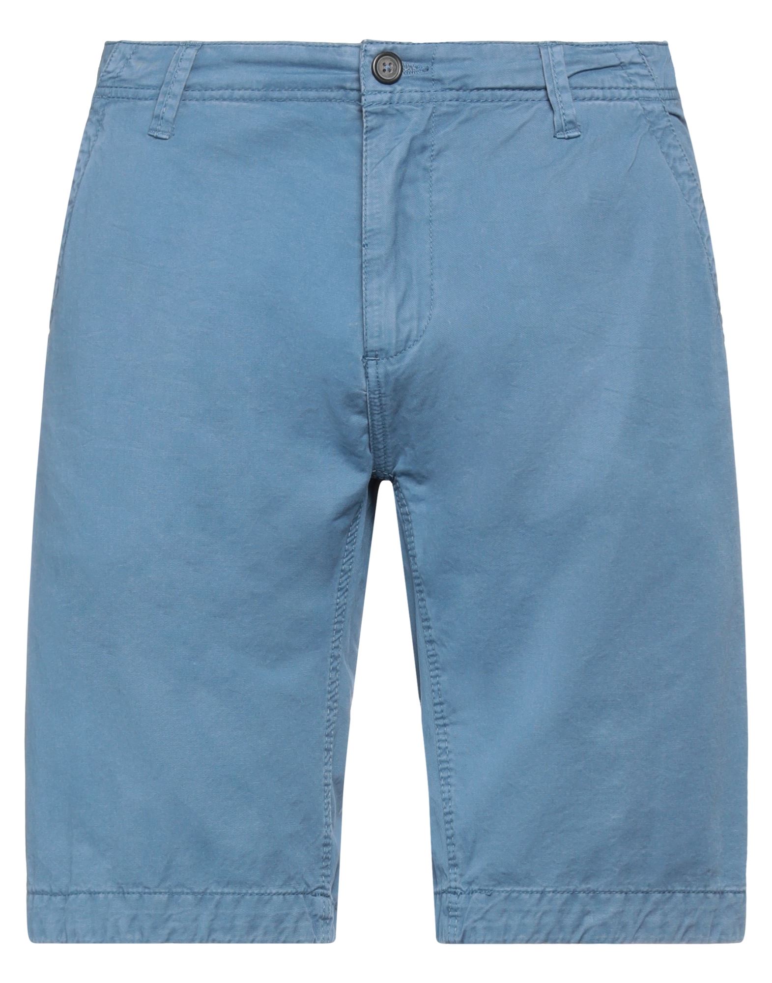 A.f.f Associazione Fabbri Fiorentini A. F.f Associazione Fabbri Fiorentini Man Shorts & Bermuda Shorts Slate Blue Size 36 Cotton