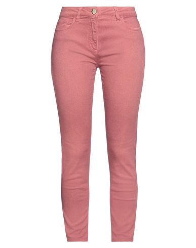Elisabetta Franchi Woman Jeans Pastel Pink Size 29 Cotton, Elastane