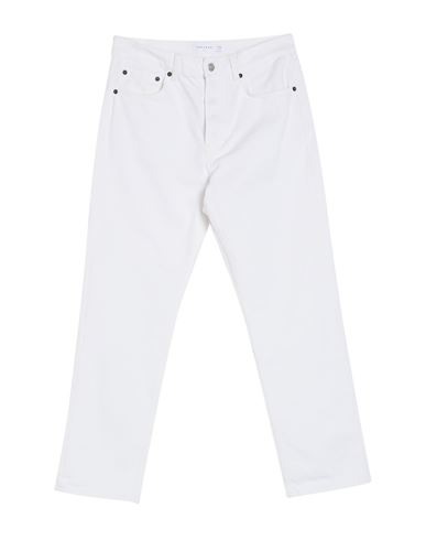 Topshop Woman Denim Pants White Size 24w-30l Cotton