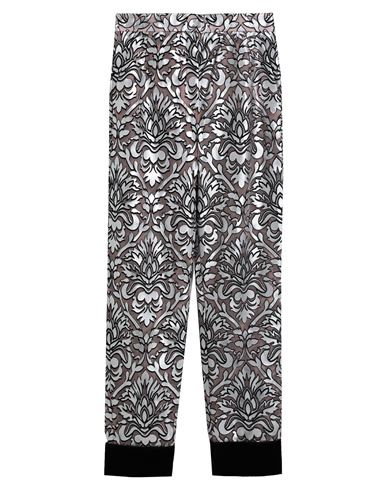 Dolce & Gabbana Woman Pants Silver Size 10 Polyamide, Cotton, Viscose, Acrylic
