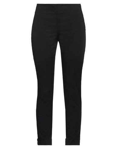 Shop Hache Woman Pants Black Size 6 Cotton, Elastane