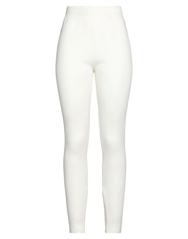 Jil Sander Woman Pants Ivory Size 8 Cotton In White