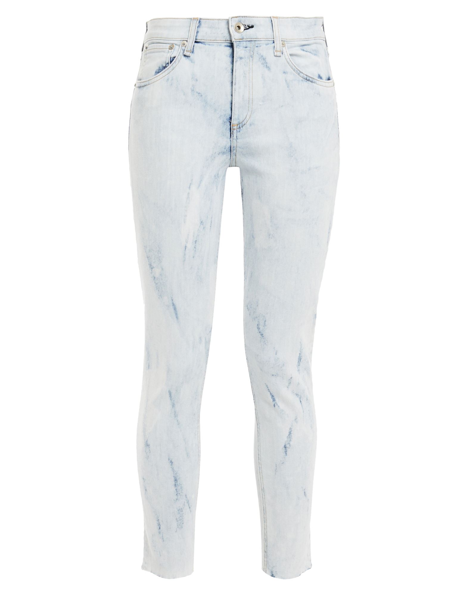 Rag & Bone Woman Jeans Blue Size 25 Cotton, Polyurethane
