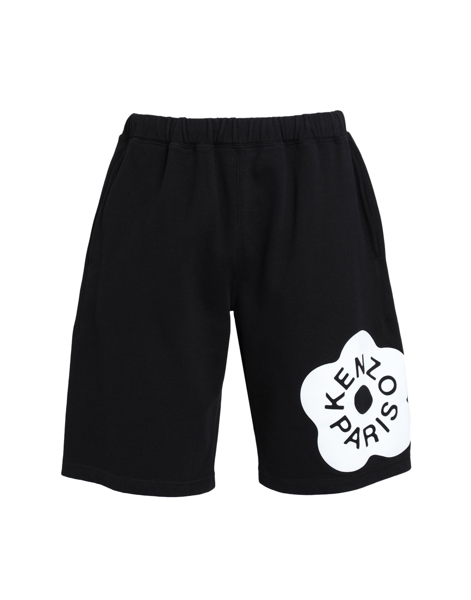 Shop Kenzo Man Shorts & Bermuda Shorts Black Size Xl Cotton