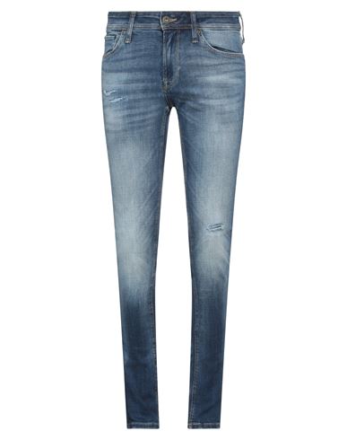 Jack & Jones Man Jeans Blue Size 31w-32l Cotton, Elastomultiester, Elastane