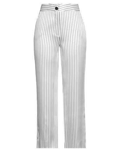Blazé Milano Woman Pants White Size 1 Viscose, Silk